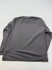 Uniqlo U Shirt Mens Large Gray AIRism Long Sleeve Tee Tagless Lightweight