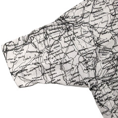 New Vintage Germany Map SCREEN STARS USA T Shirt XL All Over Print Puff Graphic