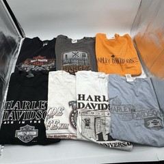 7 Vintage Harley Davidson T-Shirts 90s,Y2K, And Modern Bulk All Size XL