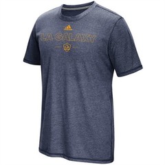 Adidas Men New Mls La Galaxy Ss Aeroknit Tee