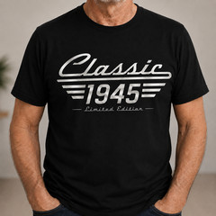 Classic 1945 Limited Edition Vintage Car 81th 82th 83th 84th 85th Birthday Mens