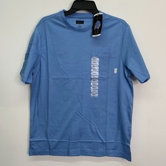 Greg Norman Men’s S Shirt Short Sleeve Crew Neck Pocket Tee T-Shirt Blue S