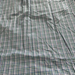 Stafford Travel Easy-Care Broadcloth Short Sleeve Plaid Shirt Size 16.5