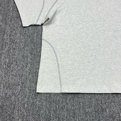Mertra Raglan Sleeve Oversized T-Shirt with Seam Line Embroidered Logo