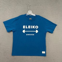 Eleiko Sweden Heritage Collection T-Shirt Mens XL Blue Graphic Cotton Blend Dad