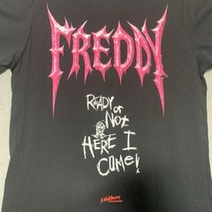 Freddy Krueger A Nightmare on Elm Street T Shirt Size S Black Horror Movie NEW