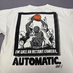 Vintage 90s And One 1 Basketball T Shirt Sz Men’s XXL White RARE A26