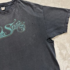Vintage Y2K Split Skateboarding Faded Distressed Graphic T-shirt Size XL 90s