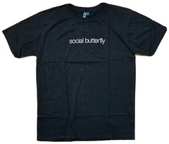Social Butterfly Motricity Mobile Experience T-shirt Size Large 100% Cotton