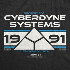 Mens Funny T Shirts Property Of Cyberdyne Systems 1991 Awesome Terminator 2