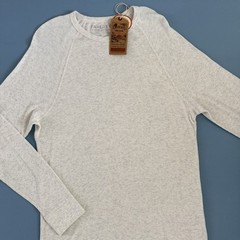 Faherty Long Sleeve Cloud Waffle Crew Ivory Heather NWT XXL Pima Cotton Thermal