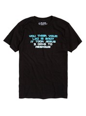 Hot Topic Mens You Think Your Lag Is Bad? It Took Jesus 3 Days Shirt New 2XL,3XL
