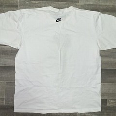 VTG Nike Shirt Mens Large White Red Essential Center Swoosh Check 90s Y2K-Flaw