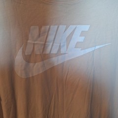 Nike Sportswear Futura Icon Tee Peach Apricot Cream Logo T-Shirt Size XL