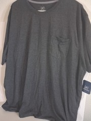 Men’s Shirts, (New w/tags), George, Gray Pullover /Short Sleeve Tee, 2XL