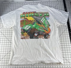 Vtg 90s Y2K Steve Kinser World Of Outlaws Sprint Car Circle Dirt Track Race Tee