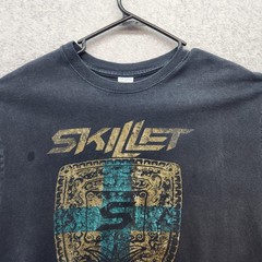 Skillet Shirt Mens Large Black Victorious Album Graphic Rock Band Tee Music