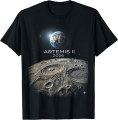 Artemis 2026 American Rocket Launch to The Moon T-Shirt