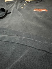 Vintage 90s Harley Davidson Henley Shirt XL Black Gainesville FL Single Stitch
