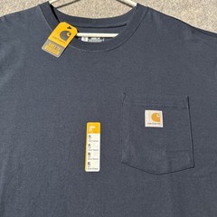 Carhartt Pocket T Shirt Mens XLT NWT Short Sleeve Blue Heavyweight Tee Loose Fit