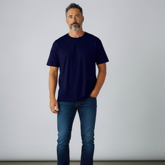 Mens T shirt Plain Essential 100% Cotton Short Sleeves Quality Solid Tee 3 Pack