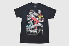 Street Fighter Mens Retro Arcade Game Ryu,Ken,Chun-Li Black Shirt New S, M, 3XL