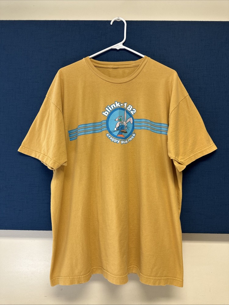 Blink 182 Shirt Size 2XL Crappy Punk Rock Rabbit Logo Dude Ranch Enema Buddha