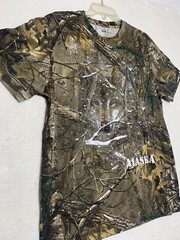Ace Sportswear Camo T Shirt Men’s Large “Coyote Alaska” Clean Graphics!