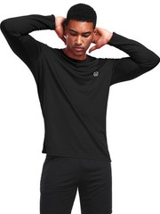 Men’s Workout Long Sleeve Running Shirts Mesh Fishing Hiking T-Shirts,5618,Bl…