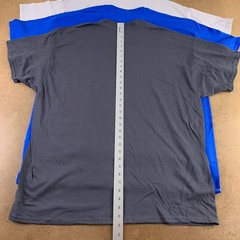 Men’s XL Charcoal Blue Gray Short Sleeve Crew Neck T-Shirt 3 Pieces New