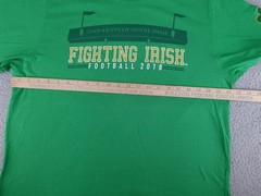 Notre Dame Fighting Irish Shirt Mens XL Football 2018 NCAA College Shamrock