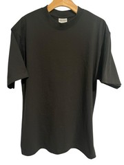Shaka Wear + Zumiez T Shirt Adult Size L Black Short Sleeve Max Heavyweight NWT