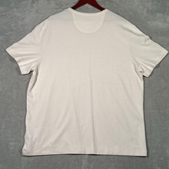 Vince Shirt Mens 2XL White Solid Pima Cotton Crewneck Jersey T-Shirt Peru Pique