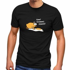 Men’s T-Shirt Fried Egg Saying Breathe! Damn Chick Fun Shirt