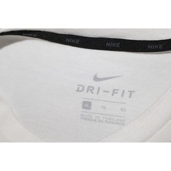 Nike T-Shirt Mens XL White Graphic Dri-Fit Polyester Spandex Performance Tee **