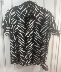 Attractions Japan Zebra 40’s 50’s Loop Collar Wearmasters Sold Out Size 42
