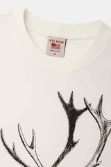 Filson Pioneer T-Shirt 20237384 Made In USA Off White Caribou Tee Graphic CC
