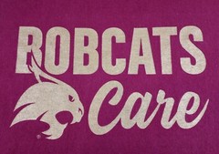Texas State University Bobcats T Shirt Adults XL Maroon Bobcats Care