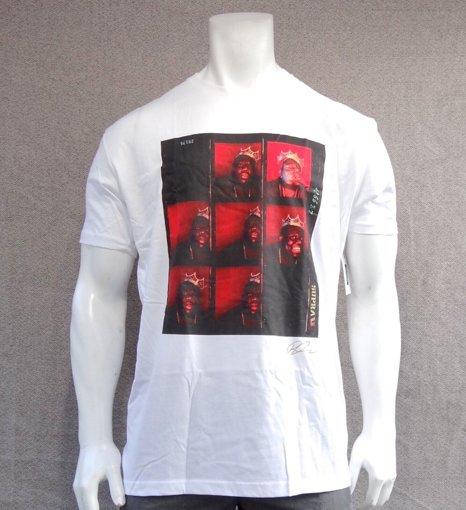 New Supra StreetWear Barron Claiborne Kony White S/S Mens T shirt RSPR-44