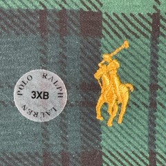 Polo Ralph Lauren Blackwatch Plaid Soft Cotton Turtleneck 3XB Pony NEW $98.50