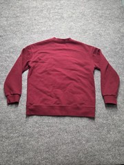 Rave On Trend Men’s Sweat Shirt Maroon Size Small Crew Neckline Ribbed Bottom