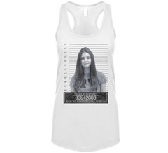 Nina Dobrev Celebrity Mugshot Police Department T Shirt