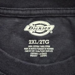Dickies Navy Cotton Men’s Short Sleeve Crew Neck Pocket Logo T-Shirt 2XL