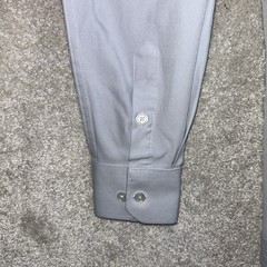 State & Liberty Athletic The Javier Pale Blue Spread Collar Stretch Button Shirt
