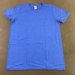 Gildan Men’s Size Medium Blue Softstyle Short Sleeve T-Shirt New