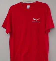 Chevrolet Corvette C6 Sports Car Embroidered T-Shirt S-6XL, LT-4XLT Chevy New