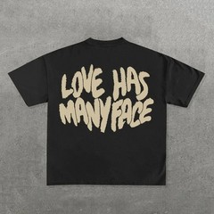 Men’s Hip Hop Graphic Print Oversized Cotton Round Neck T-Shirt Streetwear