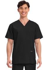 Men’s V-Neck Top Traditional fit with 4 Pockets Ultra Soft Durable Fade Resis…