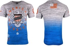 American Fighter Men’s T-shirt VANDERPAINT Crew neck Athletic Eagle MMA