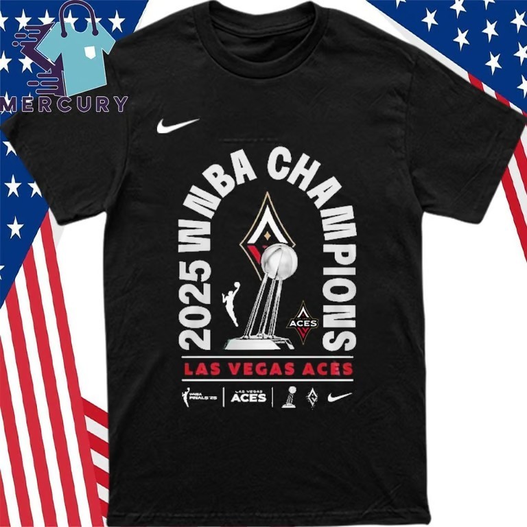 Aces 2025 WNBA Champions Logo Sweatshirt T-Shirt